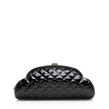 Chanel Patent Leather Timeless Clutch (SHF-20874)