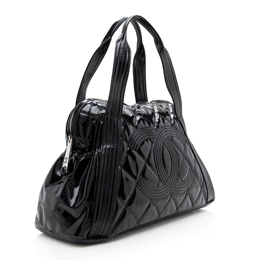 Chanel Patent Vinyl Paris-Shanghai CC Shopping Tote (SHF-18793)