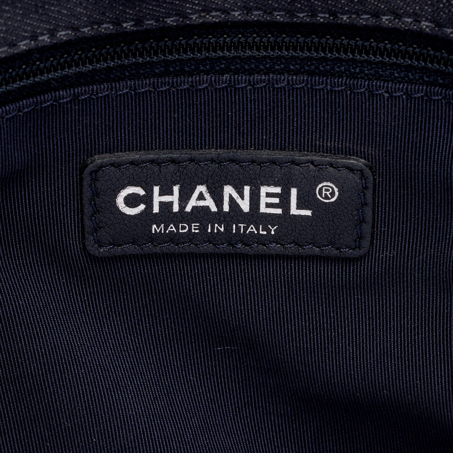 Chanel Pleated Denim Turtle Flap Bag (SHF-2bTG49)