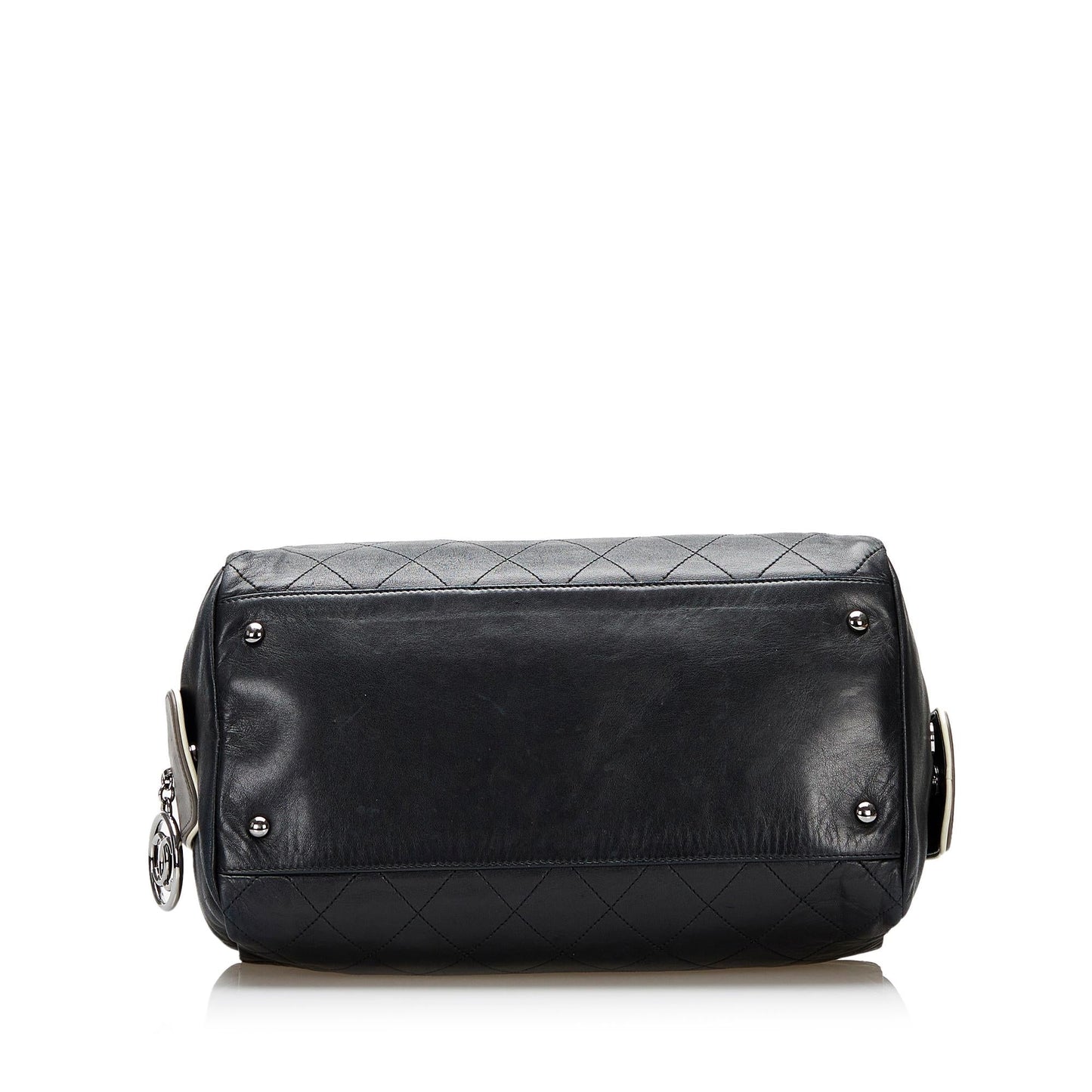 Chanel Quilted Lambskin Bowler Bag (SHG-37879)