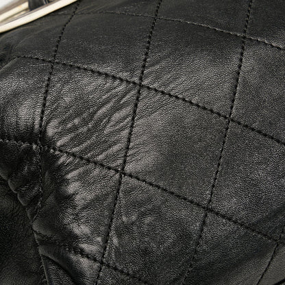 Chanel Quilted Lambskin Bowler Bag (SHG-37879)