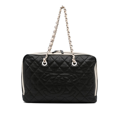 Chanel Quilted Lambskin CC Shoulder Bag (SHG-xnwCwL)