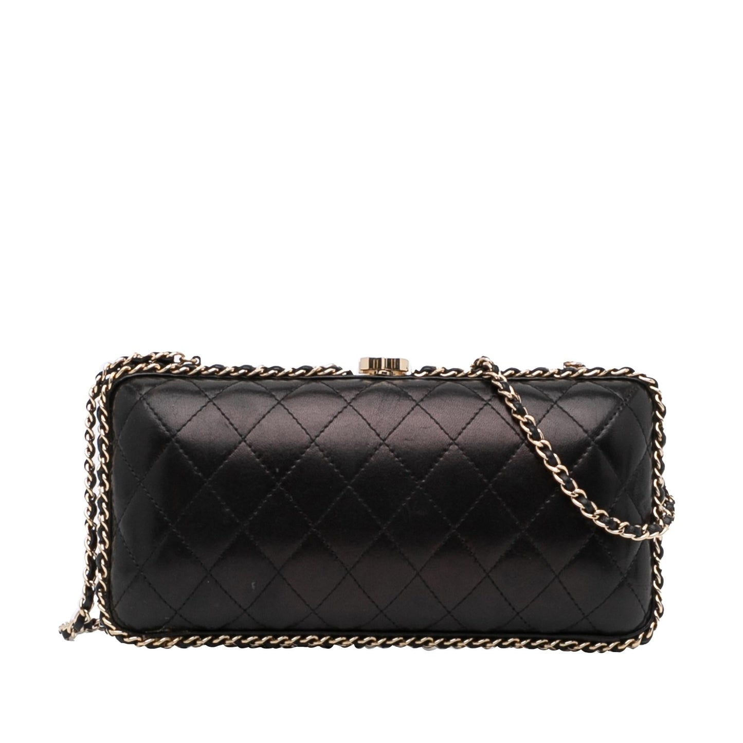 Chanel Quilted Lambskin Chain Around Clutch (SHG-vCMQzd)