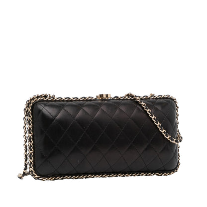 Chanel Quilted Lambskin Chain Around Clutch (SHG-vCMQzd)