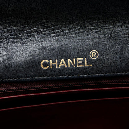 Chanel Quilted Lambskin Half Moon Single Flap (SHG-pMeycG)