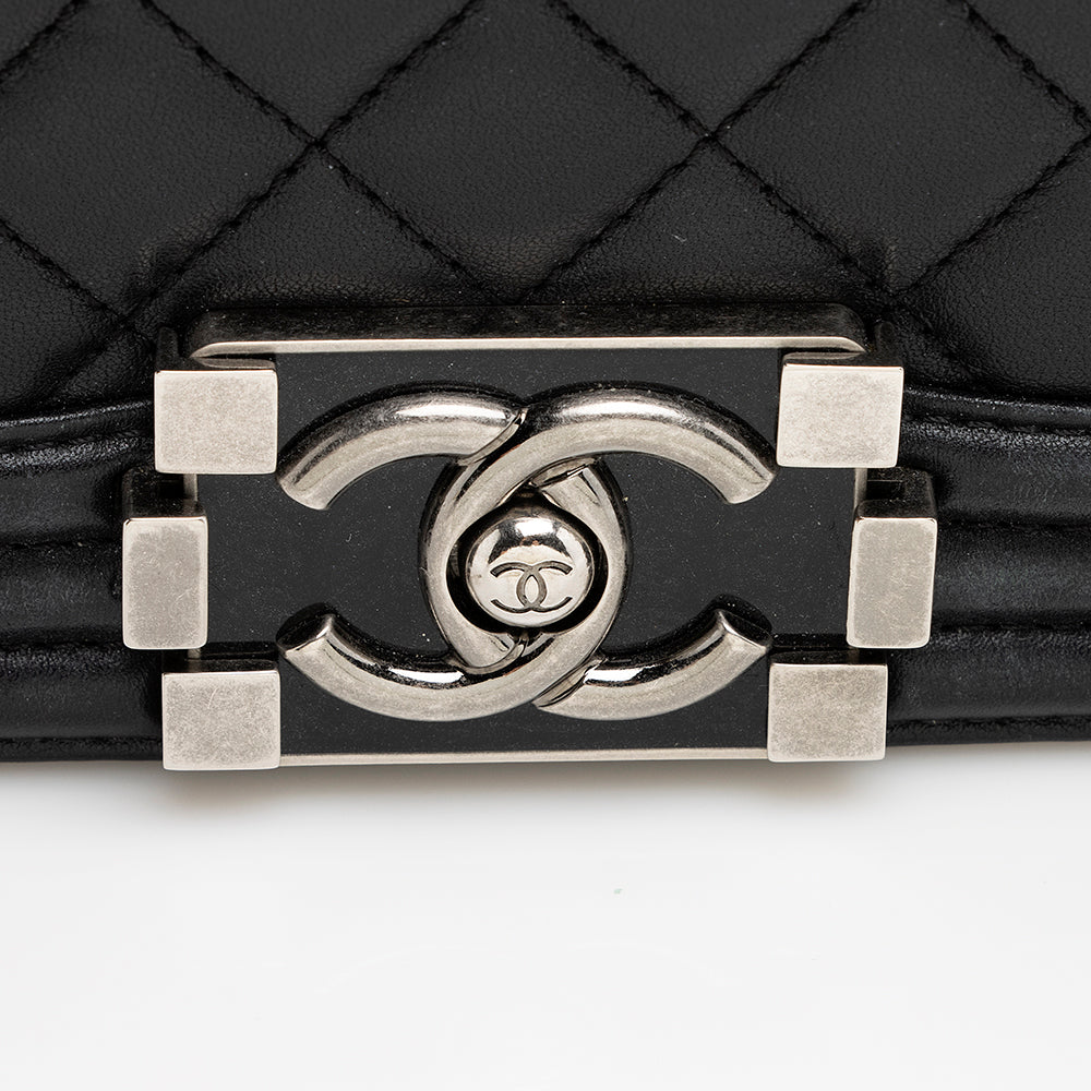 Chanel Quilted Lambskin Large Boy Bag (SHF-20392)