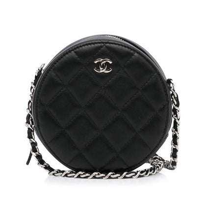 Chanel Quilted Round Clutch with Chain (SHG-20gS3O)