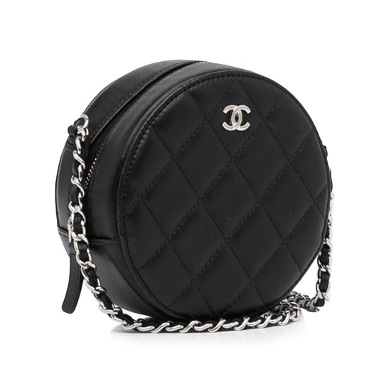 Chanel Quilted Round Clutch with Chain (SHG-20gS3O)