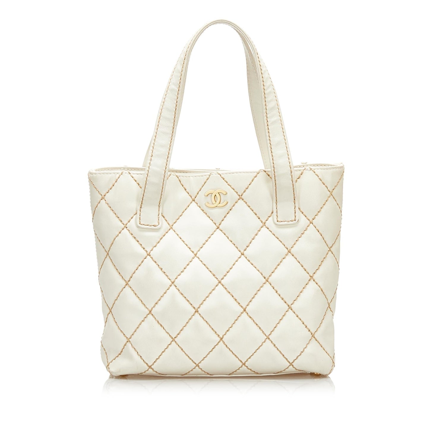 Chanel Quilted Surpique Tote (SHG-35386)