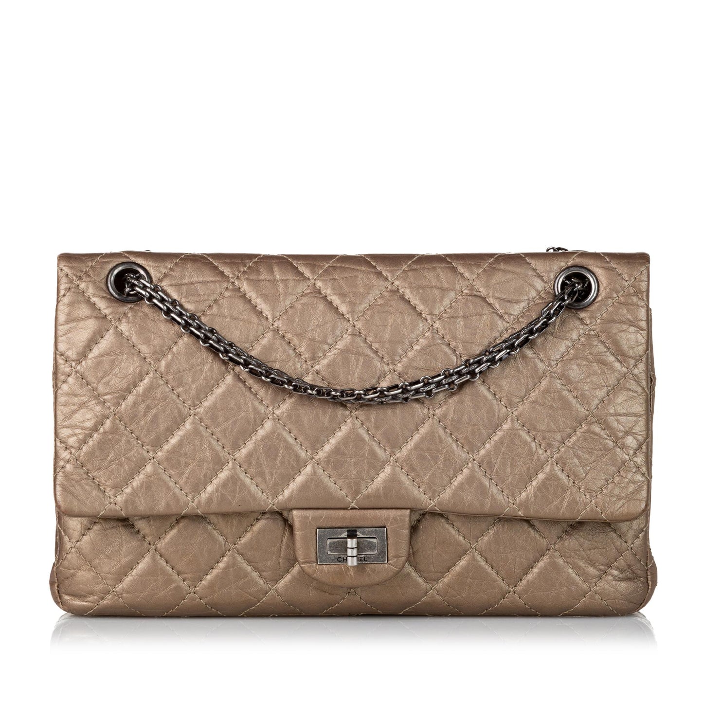 Chanel Reissue 228 Lambskin Double Flap Bag (SHG-fxfA7k)