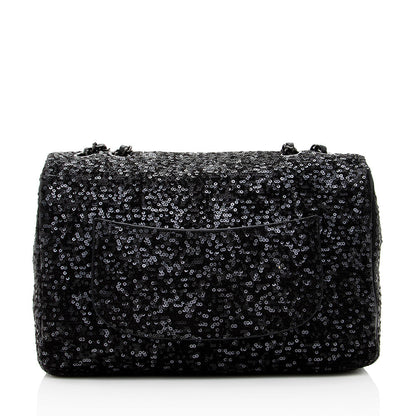 Chanel Sequin Embroidered Classic Flap Bag (SHF-18782)