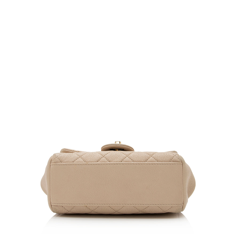 Chanel Sheepskin Trapezio Mini Flap Bag - FINAL SALE (SHF-21135)