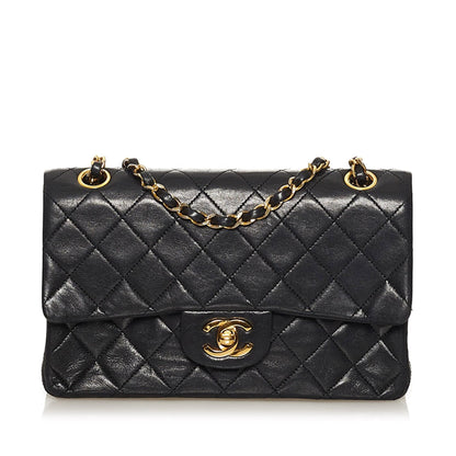 Chanel Small CC Matelasse Lambskin Flap Bag (SHG-DBYdA1)