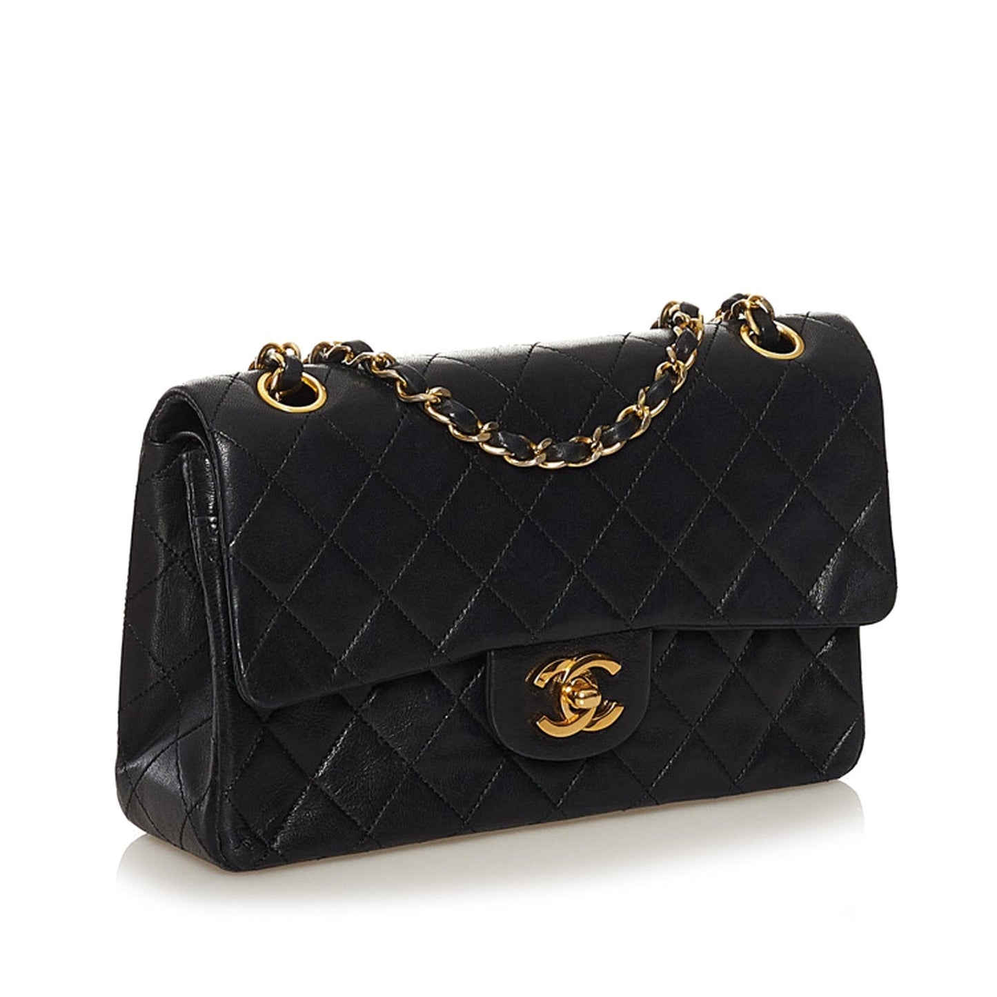 Chanel Small CC Matelasse Lambskin Flap Bag (SHG-DBYdA1)