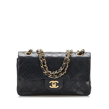 Chanel Small Classic Lambskin Double Flap Bag (SHG-36482)