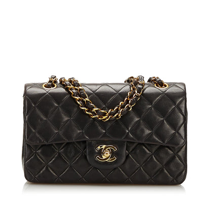 Chanel Small Classic Lambskin Double Flap (SHG-36392)