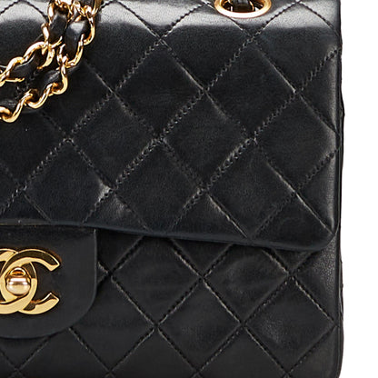 Chanel Small Classic Lambskin Double Flap (SHG-36398)