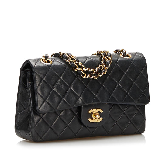 Chanel Small Classic Lambskin Double Flap (SHG-36398)