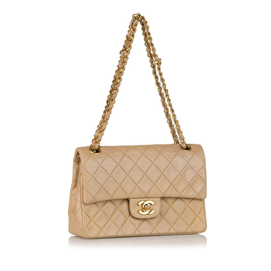 Chanel Small Classic Lambskin Double Flap (SHG-36540)