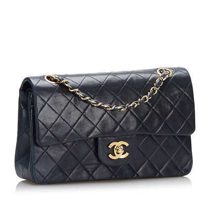 Chanel Small Classic Lambskin Double Flap (SHG-37069)