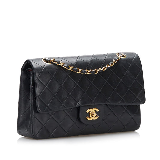 Chanel Small Classic Lambskin Double Flap (SHG-nC59xZ)