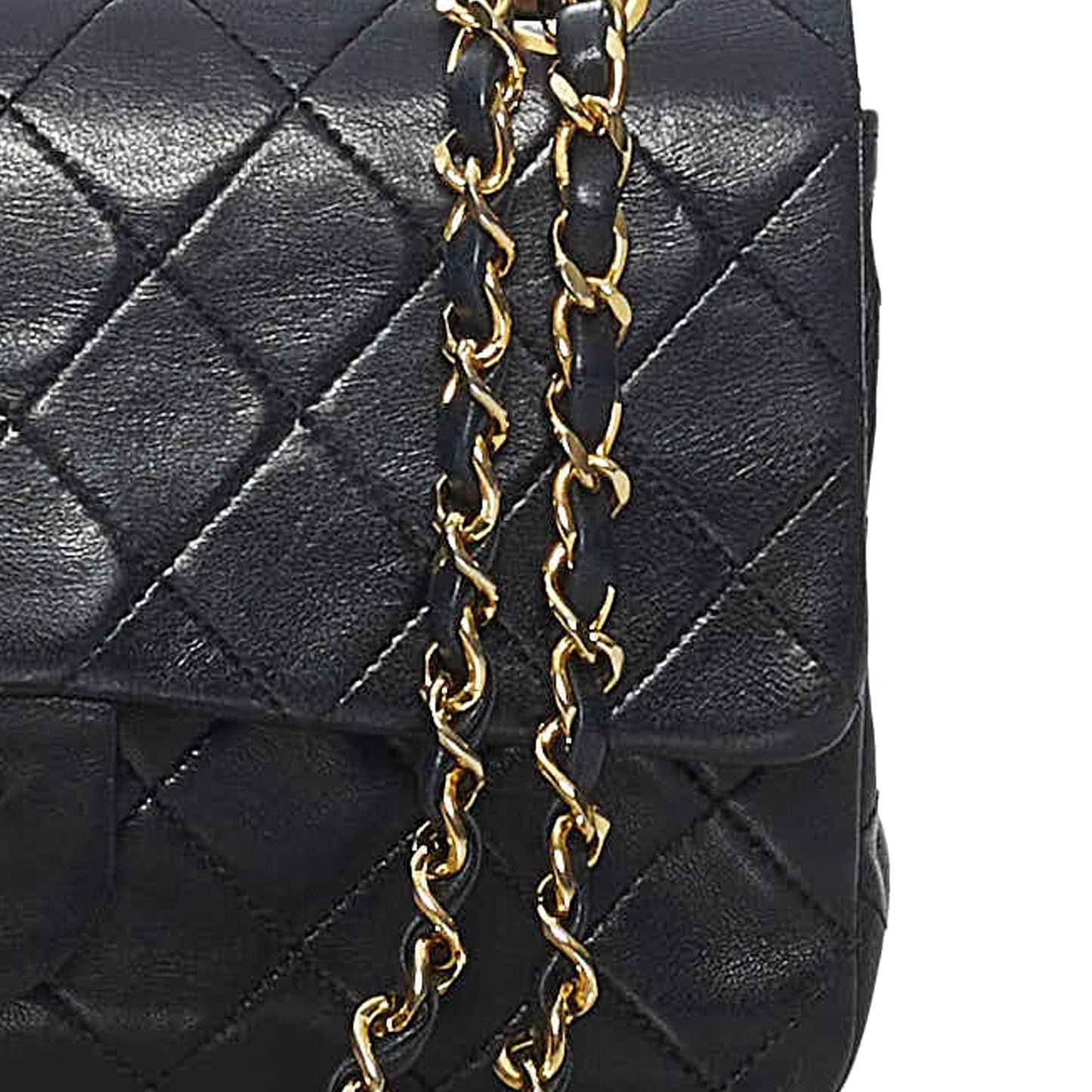 Chanel Small Classic Lambskin Double Flap (SHG-37868)