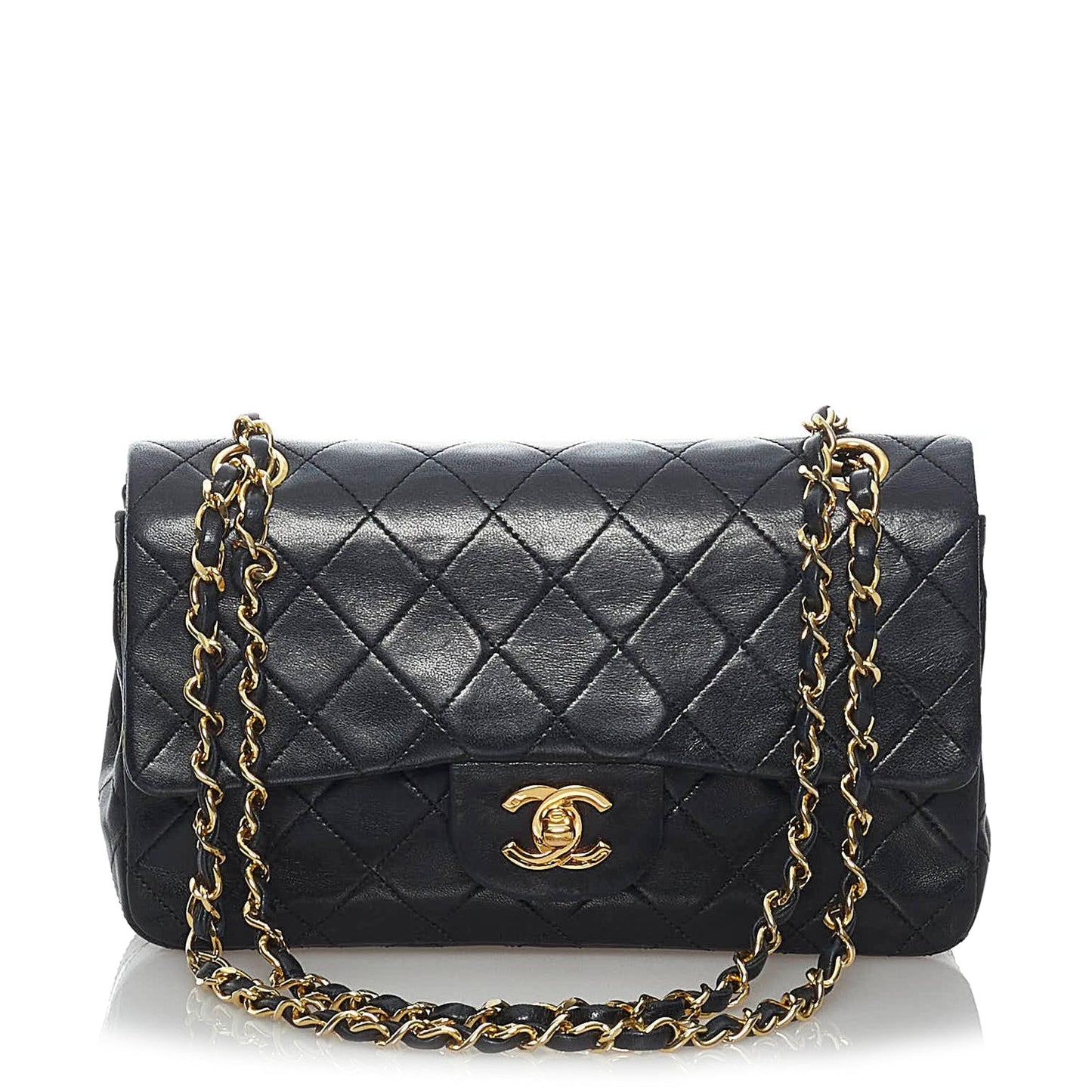 Chanel Small Classic Lambskin Double Flap (SHG-37868)