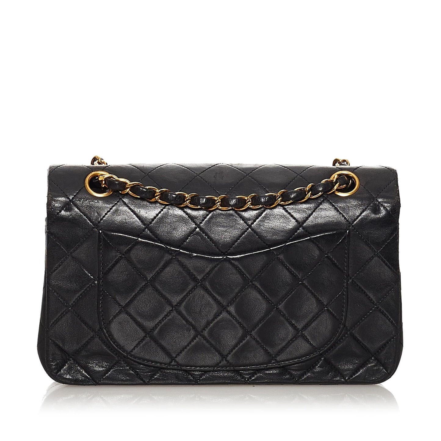 Chanel Small Classic Lambskin Double Flap (SHG-9Z5CBP)