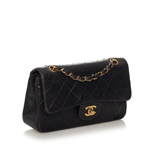 Chanel Small Classic Lambskin Double Flap (SHG-9Z5CBP)