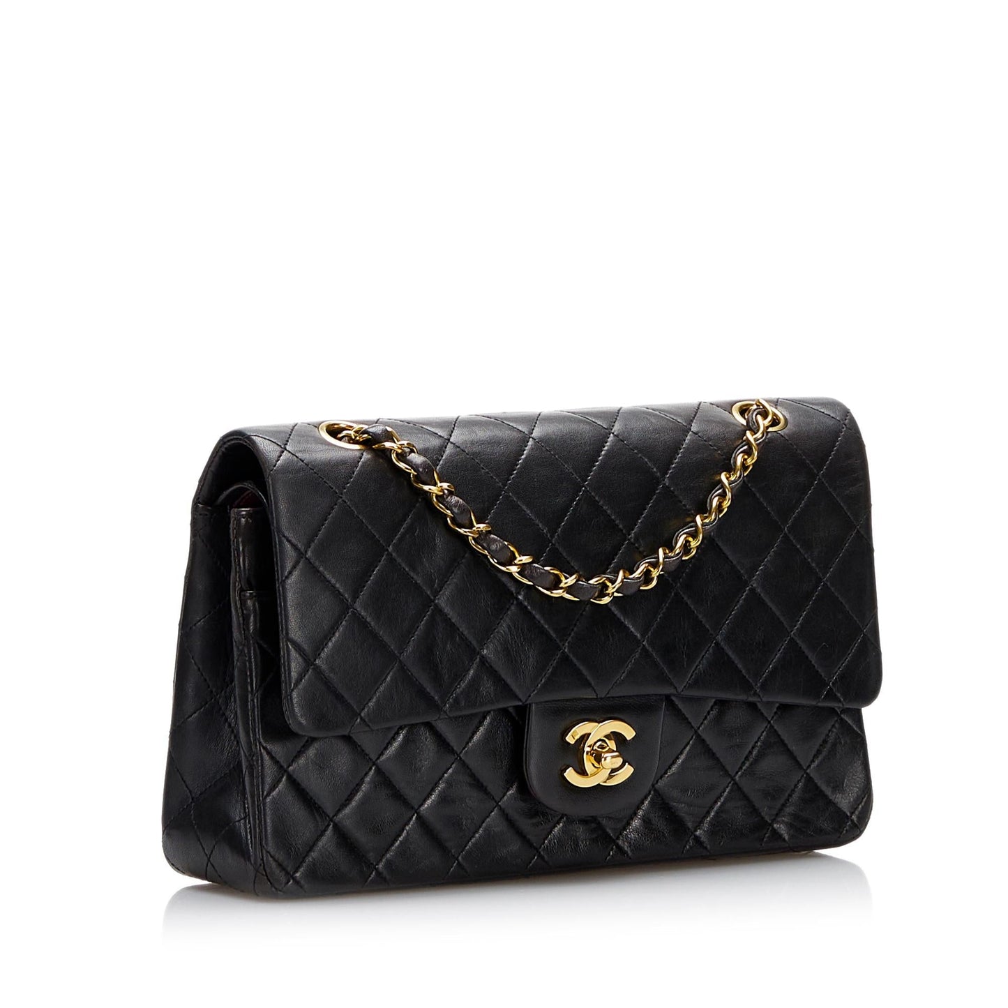 Chanel Small Classic Lambskin Double Flap (SHG-NmJz3t)