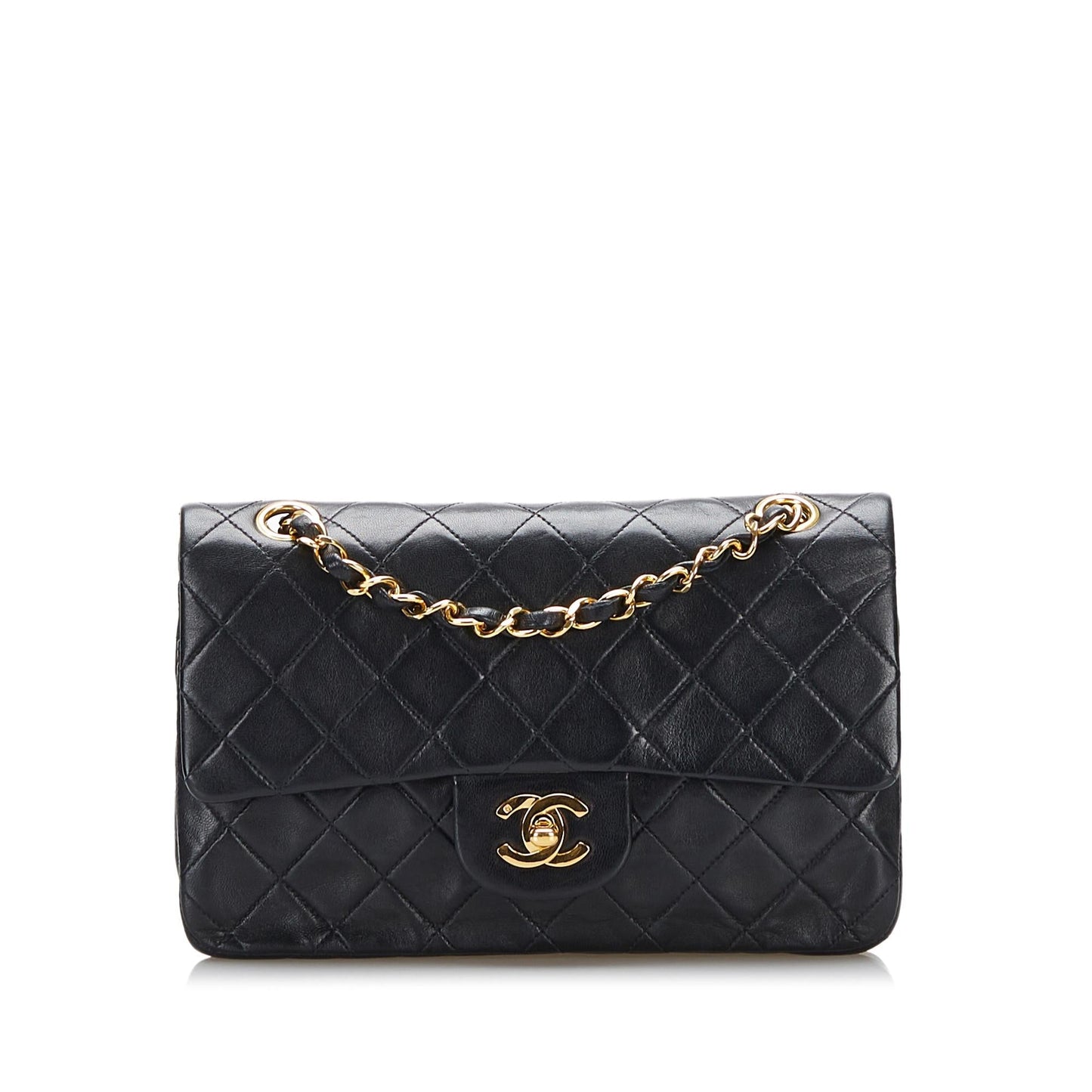 Chanel Small Classic Lambskin Double Flap (SHG-z9lpRx)