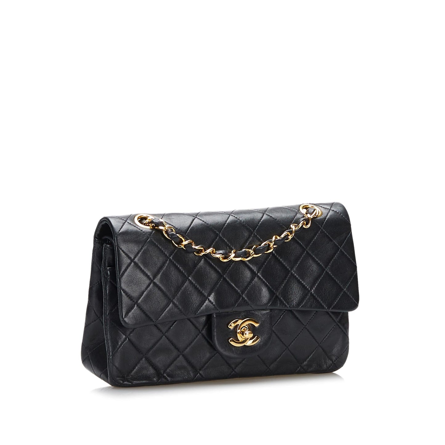 Chanel Small Classic Lambskin Double Flap (SHG-z9lpRx)