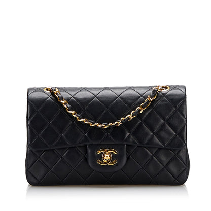 Chanel Small Classic Lambskin Double Flap (SHG-Bfeqyq)