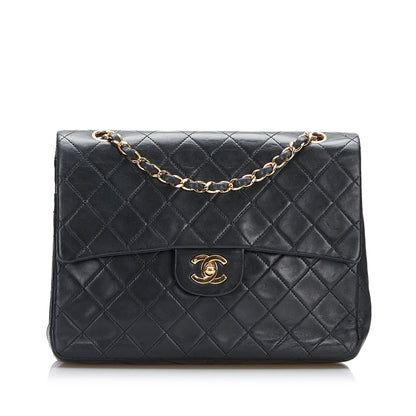 Chanel Small Classic Lambskin Double Flap (SHG-dCT8hp)