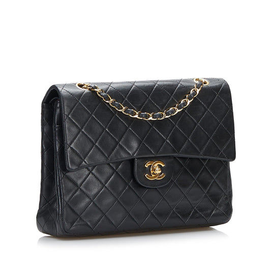 Chanel Small Classic Lambskin Double Flap (SHG-dCT8hp)