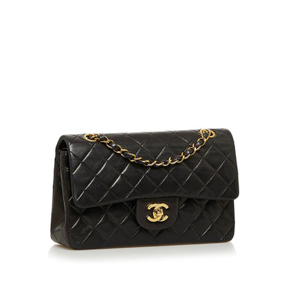 Chanel Small Classic Lambskin Double Flap (SHG-4CPVGg)