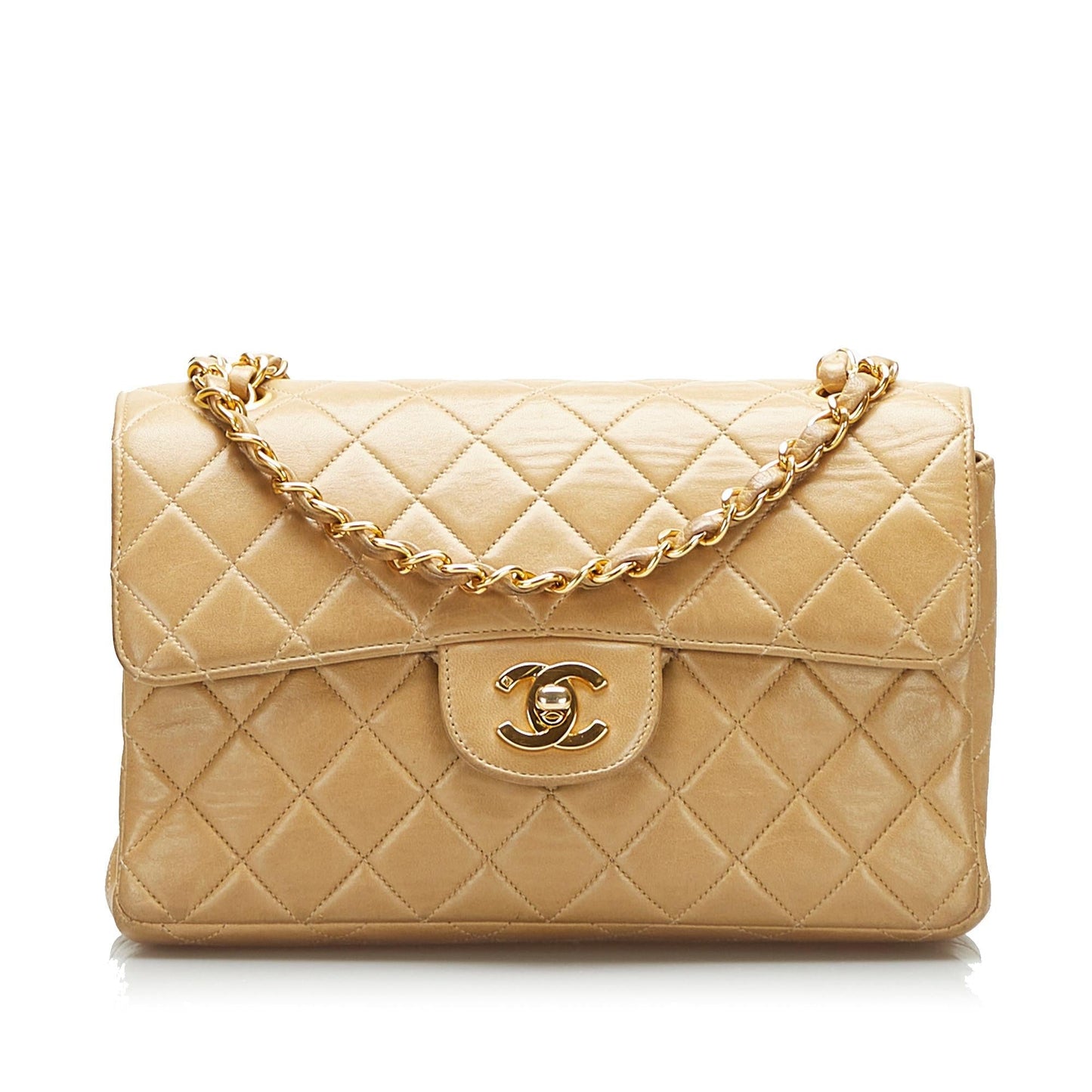 Chanel Small Classic Lambskin Double Flap (SHG-qInhiS)