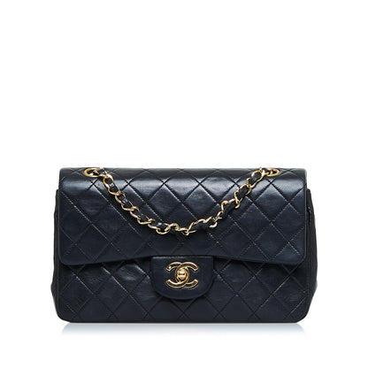 Chanel Small Classic Lambskin Double Flap (SHG-e5db2Q)