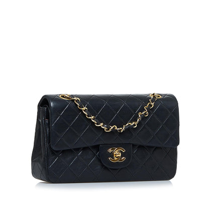 Chanel Small Classic Lambskin Double Flap (SHG-e5db2Q)