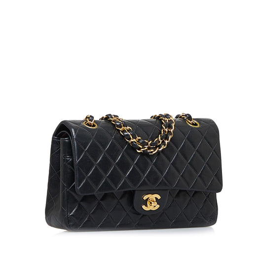 Chanel Small Classic Lambskin Double Flap (SHG-xDZTrO)