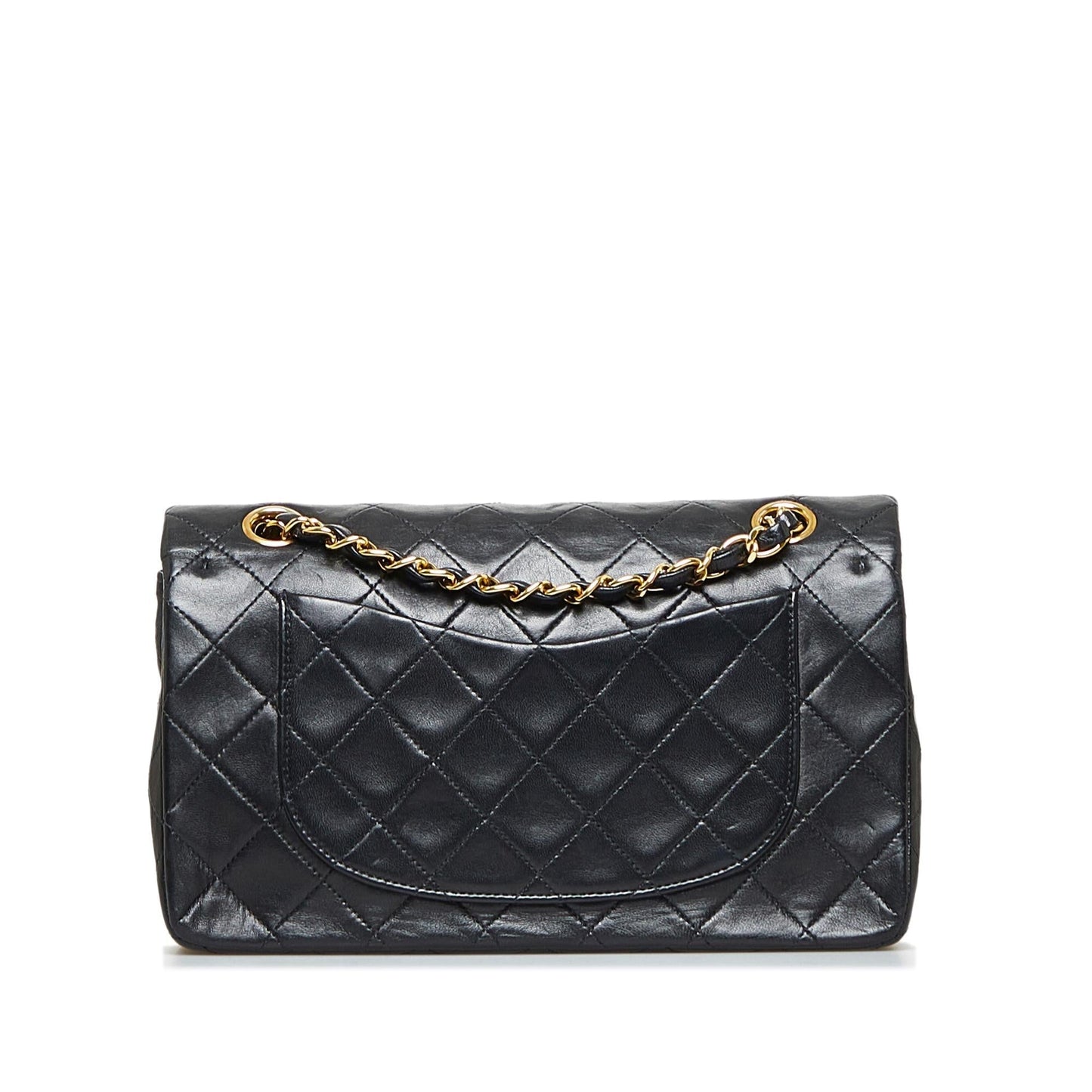 Chanel Small Classic Lambskin Double Flap (SHG-RbbS9f)