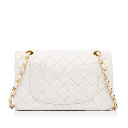 Chanel Small Classic Lambskin Double Flap (SHG-EEst57)