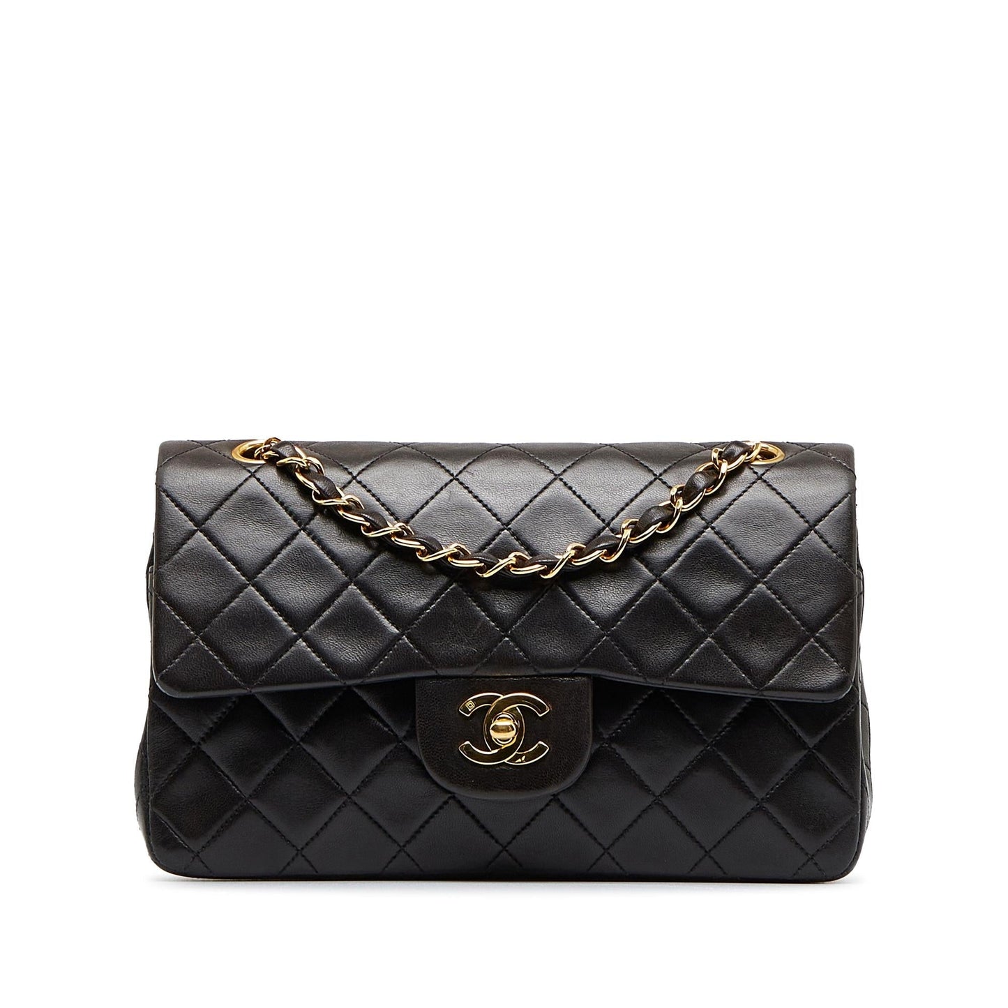 Chanel Small Classic Lambskin Double Flap (SHG-XyrSNo)