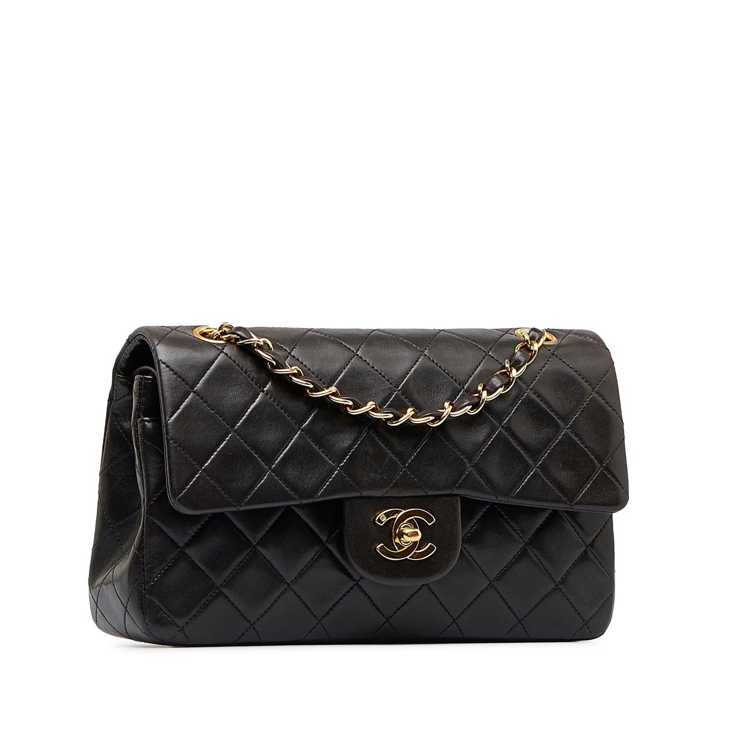 Chanel Small Classic Lambskin Double Flap (SHG-XyrSNo)