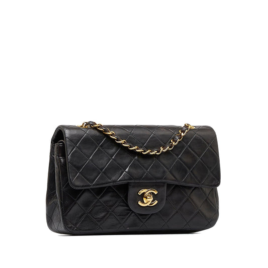 Chanel Small Classic Lambskin Double Flap (SHG-jkgyRF)