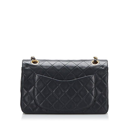 Chanel Small Classic Lambskin Leather Double Flap Bag (SHG-Z0Wpq5)