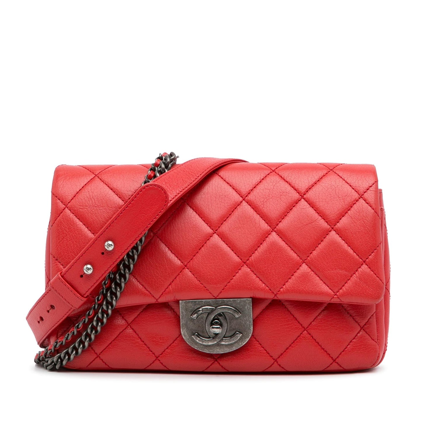 Chanel Small Goatskin Double Carry Waist Chain Flap (SHG-PzAEmj)