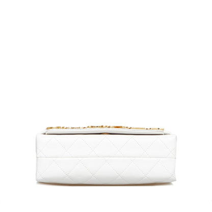 Chanel Small Lambskin Enchained Flap Bag (SHG-nHd7s9)