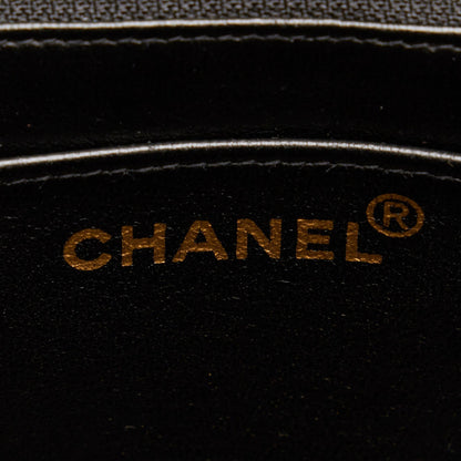 Chanel So Black Matelasse Patent Leather Single Flap Bag (SHG-eJHtIM)