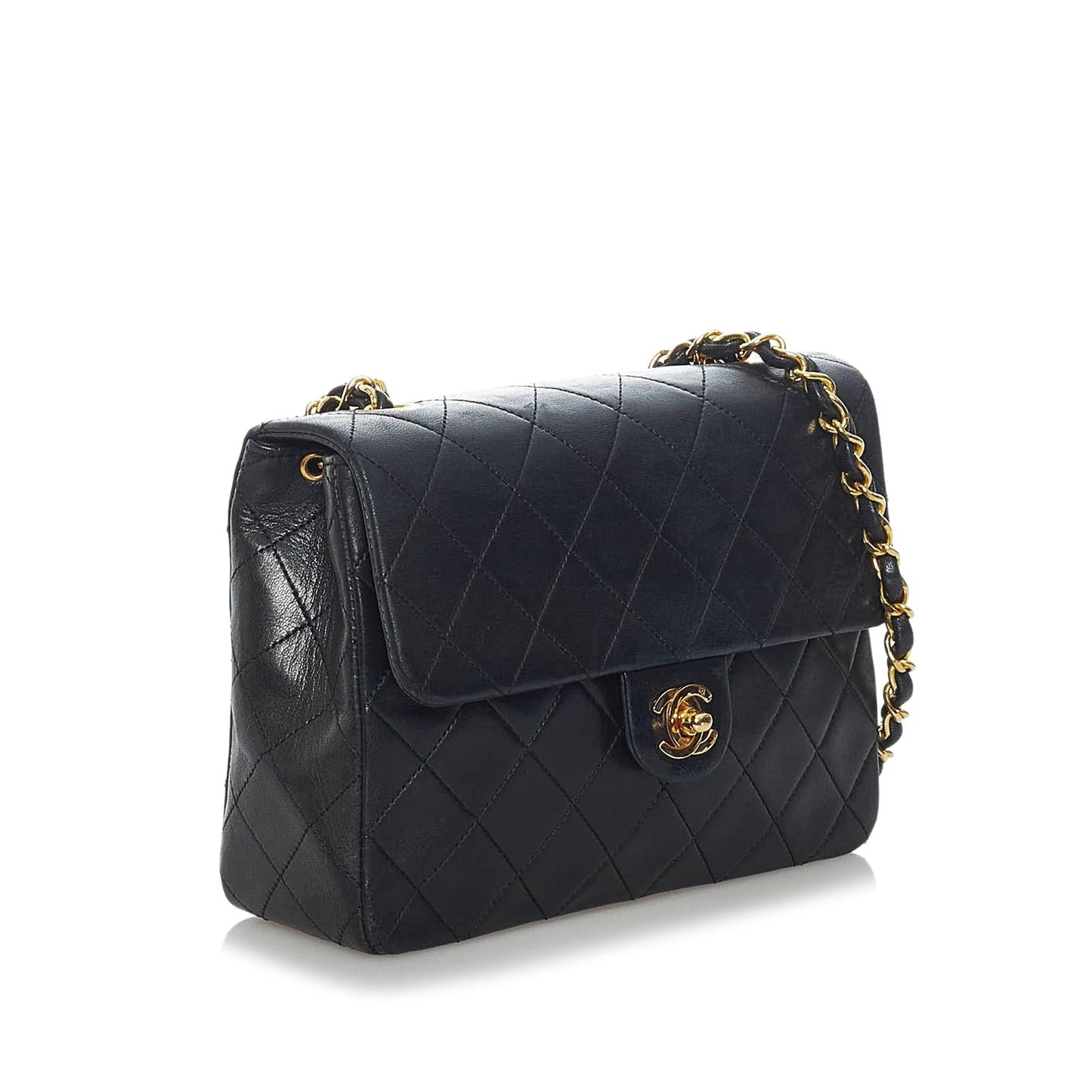 Chanel Timeless CC Lambskin Leather Flap Bag (SHG-35144)